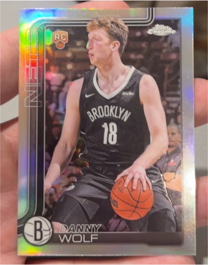 2025-26 Topps Chrome #277 Danny Wolf — front