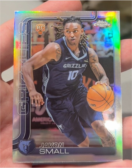 2025-26 Topps Chrome #299 Javon Small — front