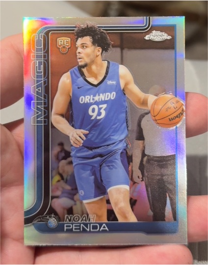 2025-26 Topps Chrome #282 Noah Penda — front