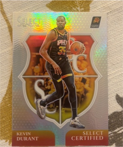 2024-25 Panini Select #17 Kevin Durant Select Certified — front