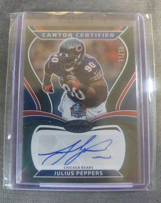 2025 Panini Certified Canton Certified #CAN-JPE Julius Peppers — front