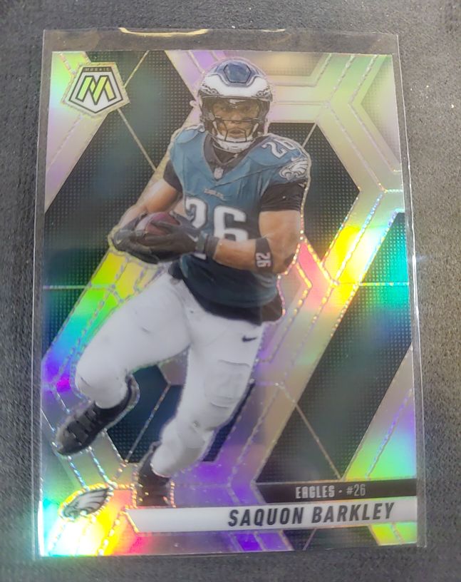 2025 Panini Mosaic #212 Saquon Barkley — front