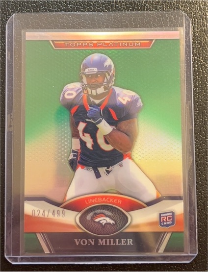 2011 Topps Platinum #27 Von Miller — front