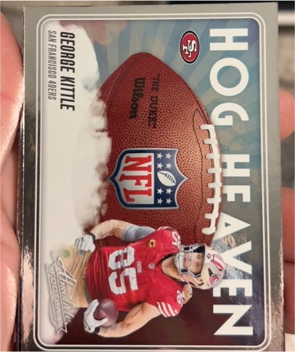 2025 Panini Absolute #HH-GKE George Kittle Hog Heaven — front