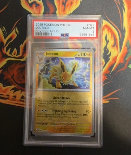 2025 Pokémon Pre En #029 Jolteon Reverse Holo — front
