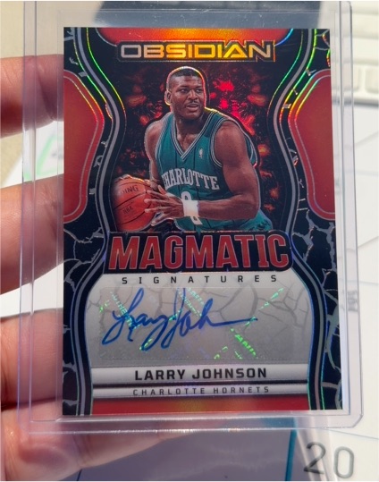 2024-25 Panini Obsidian #MS-LRY Larry Johnson — front