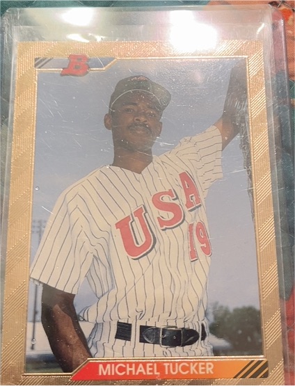 1992 Bowman #682 Michael Tucker — front