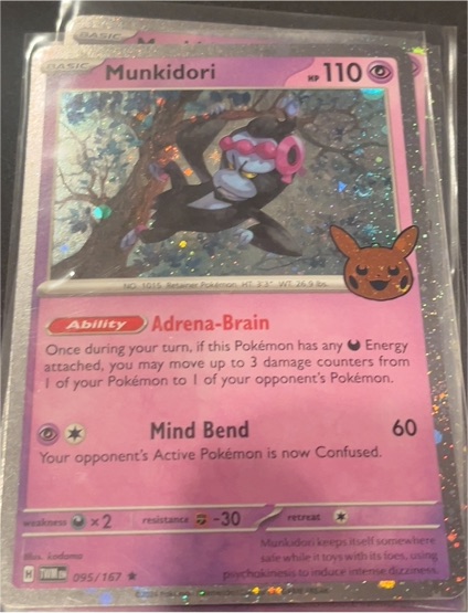 2024 Pokémon TCG Trick or Trade #95 Munkidori — front