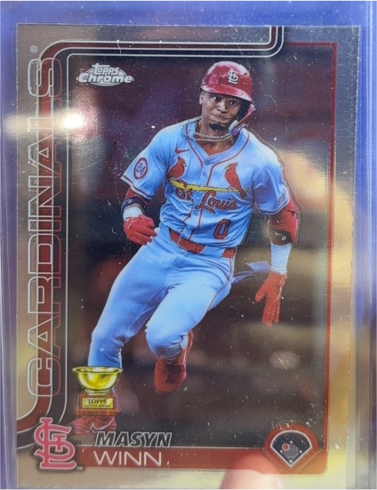 2025 Topps Chrome #244 Masyn Winn — front