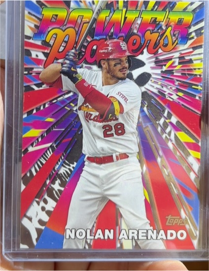 2025 Topps Series 1 Power Players #PP-19 Nolan Arenado — front