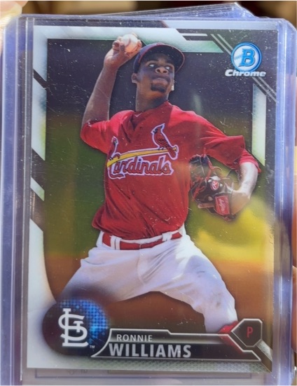 2016 Bowman Draft Chrome #BDC-163 Ronnie Williams — front