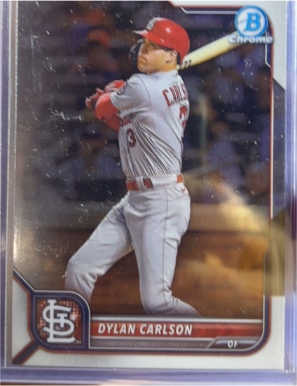 2022 Bowman Chrome #57 Dylan Carlson — front