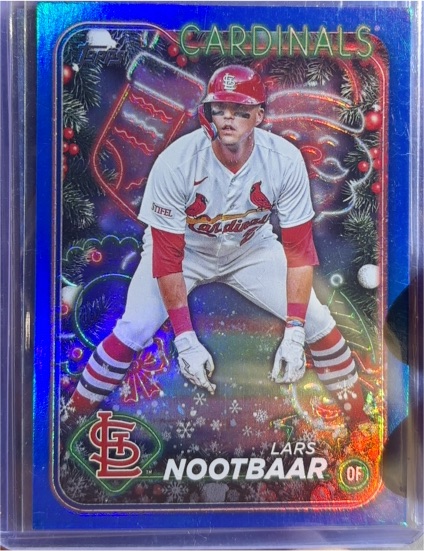 2024 Topps Holiday #H96 Lars Nootbaar — front