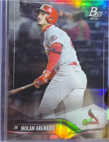 2021 Bowman Platinum #58 Nolan Arenado — front