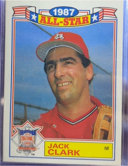 1987 Topps All-Star #13 Jack Clark — front