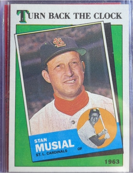 1988 Topps #665 Stan Musial — front