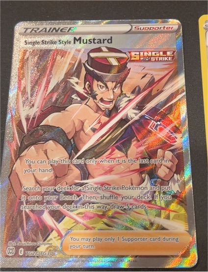 Single Strike Style Mustard TG28/TG30 Brilliant Stars — front