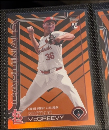 2025 Topps Update #US60 Michael McGreevy — front
