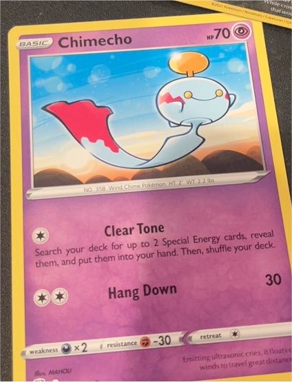 2022 Pokémon SWSH09: Brilliant Stars #63 Chimecho — front