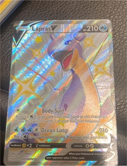 2021 Pokémon SV110/SV122 Lapras V — front
