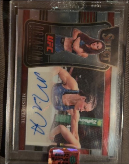 2022 Panini Select UFC Octagon Action Signatures #OA-MST Miesha Tate — front