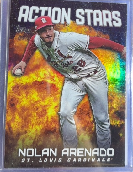 2023 Topps Chrome Update #ASC-21 Nolan Arenado Action Stars — front