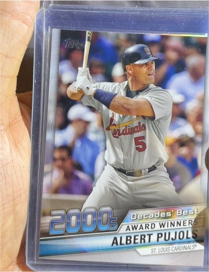 2020 Topps Series 2 Decades Best Award Winners #DB-86 Albert Pujols — front