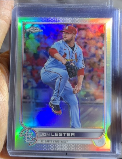 2022 Topps Chrome #187 Jon Lester — front
