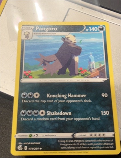 2022 Pokémon McDonald's #13 Pangoro — front