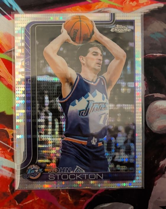 2025-26 Topps Chrome #250 John Stockton — front