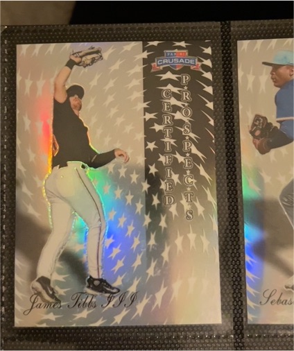 2025 Panini Crusade Baseball - Certified Prospects James Tibbs III #3 — front