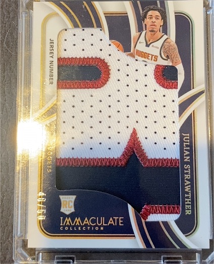 2023-24 Panini Immaculate Collection #JP-JST Julian Strawther — front