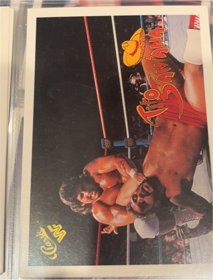 1990 Classic WWF #115 Tito Santana — front