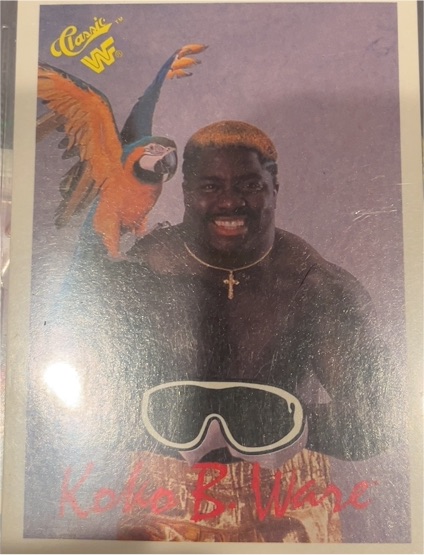 1990 Classic WWF #119 Koko B. Ware — front