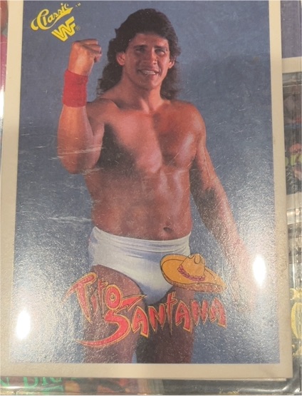 1990 Classic WWF #21 Tito Santana — front