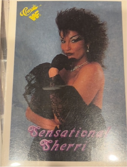 1990 Classic WWF #18 Sensational Queen Sherri — front