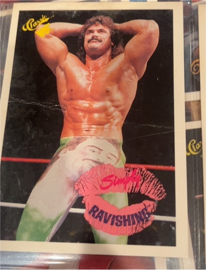 1990 Classic WWF #3 Ravishing Rick Rude — front