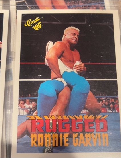 1990 Classic WWF #36 Rugged Ronnie Garvin — front