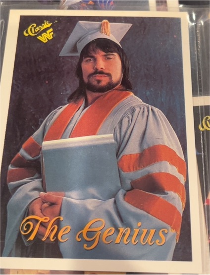 1990 Classic WWF #32 The Genius Lanny Poffo — front