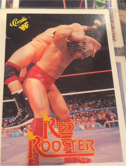 1990 Classic WWF #91 Red Rooster — front