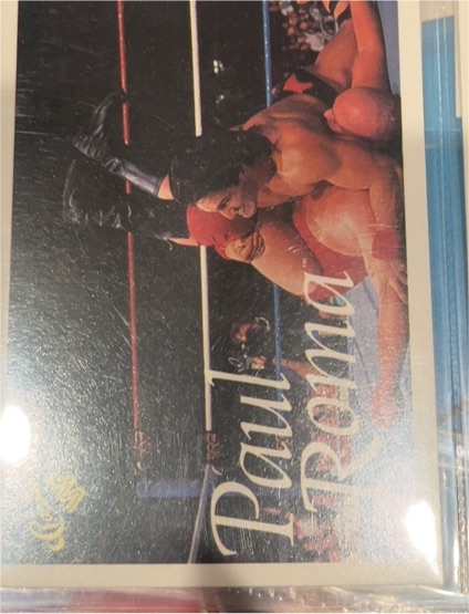 1990 Classic WWF Wrestling #Paul Roma — front