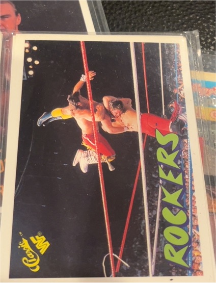 1990 Classic WWF #81 The Rockers — front