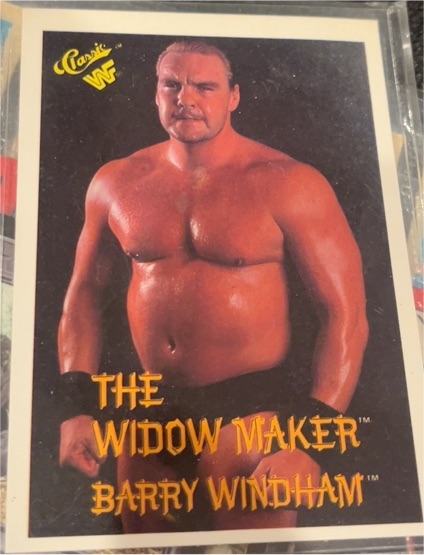 1990 Classic WWF #42 The Widow Maker Barry Windham — front