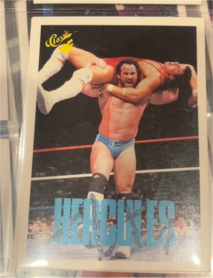 1990 Classic WWF #17 Hercules — front