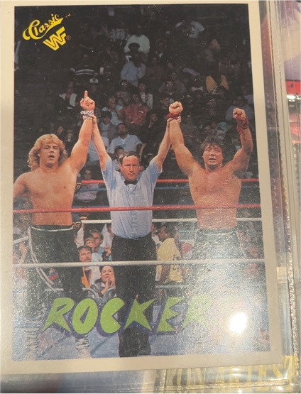 1990 Classic WWF #121 The Rockers (Shawn Michaels & Marty Jannetty) — front