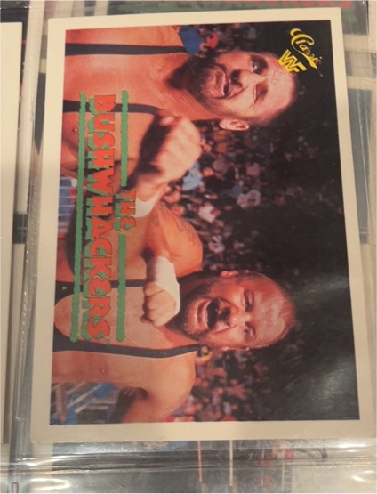 1990 Classic WWF #132 The Bushwhackers (Butch & Luke) — front