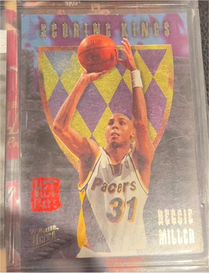 1995-96 Fleer Ultra #6 Reggie Miller Scoring Kings Hot Pack — front