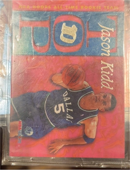 1995-96 NBA Hoops Top 10 #AR10 Jason Kidd — front