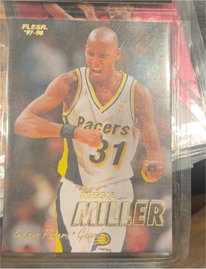 1997-98 Fleer #31 Reggie Miller — front