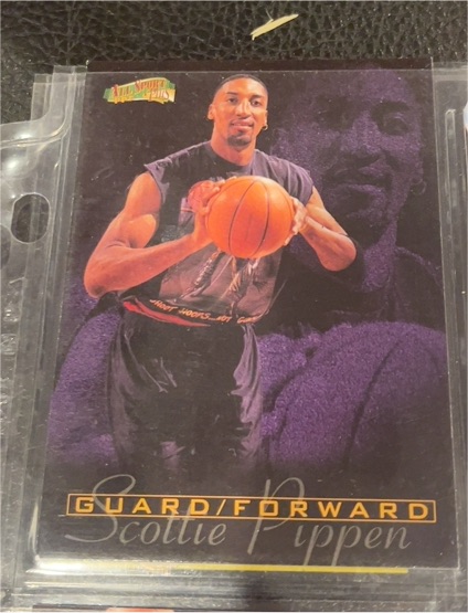1996 Score Board #181 Scottie Pippen — front